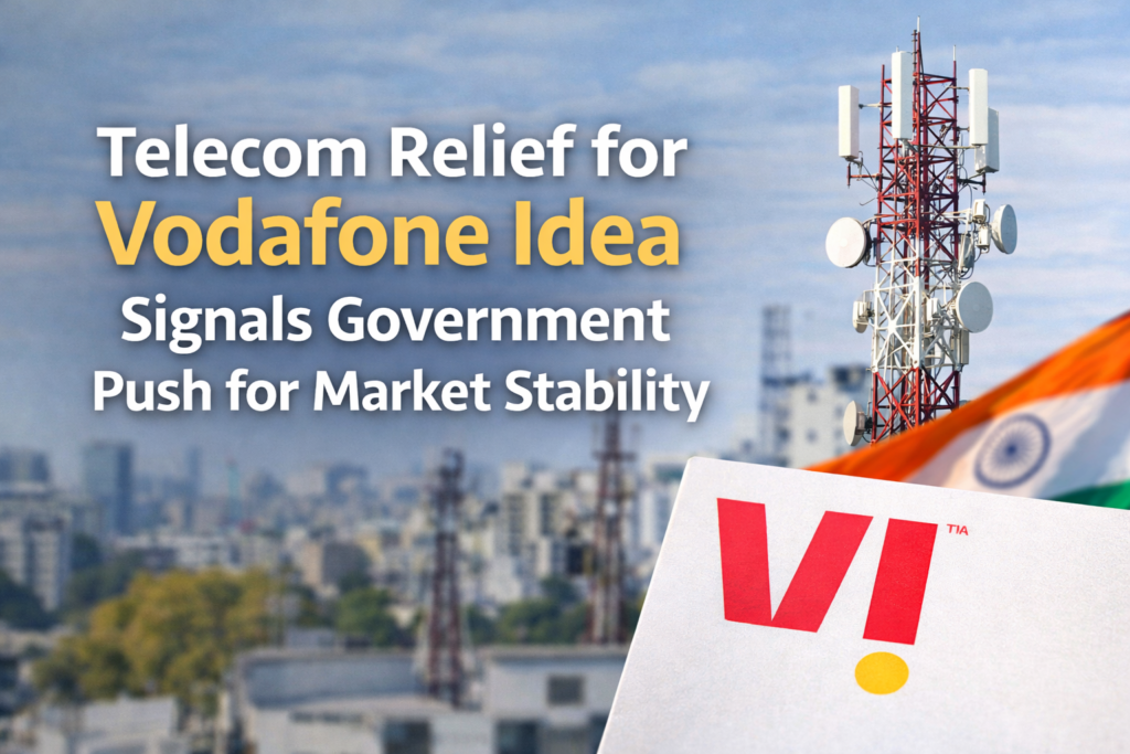 Policy News Telecom Relief for Vodafone Idea Signals Government Push for Market Stability